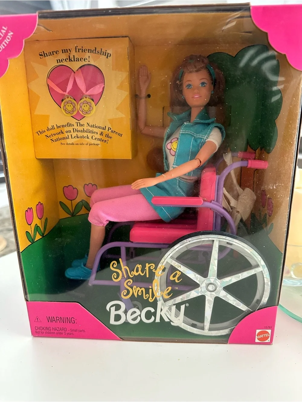 1996 Share a Smile Becky Doll ♿💗 Vintage Special Edition NRFB